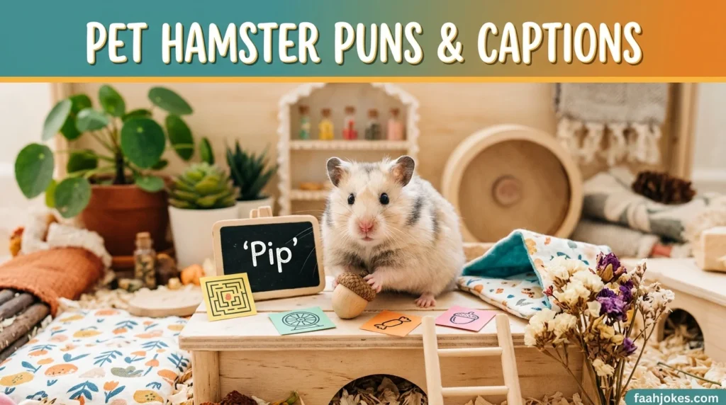 Pet Hamster Puns Captions