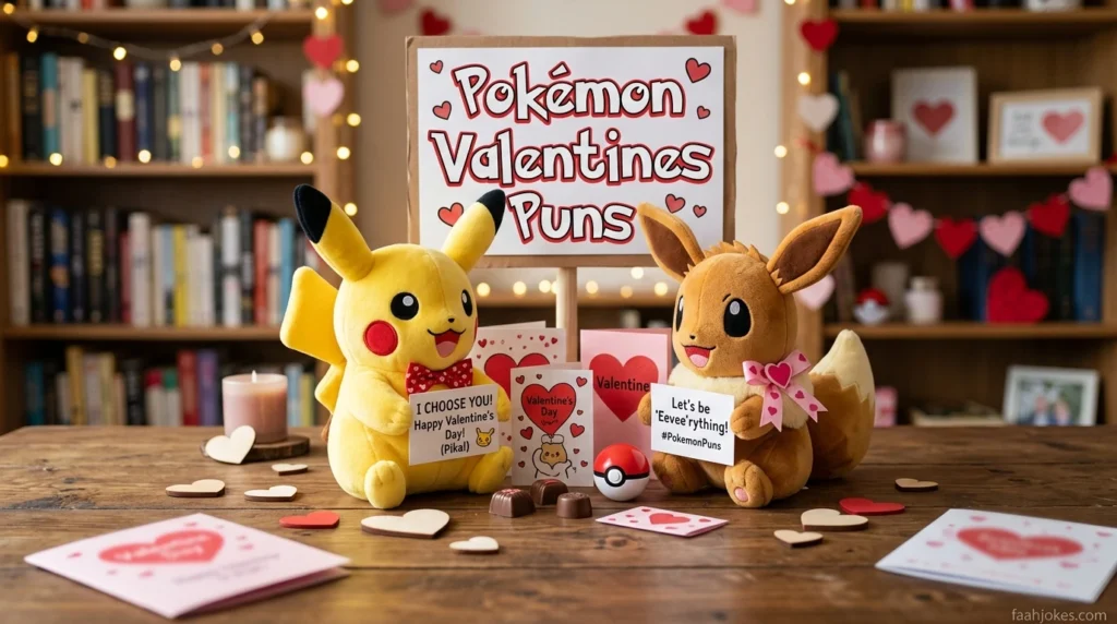 Pokemon Valentines Puns