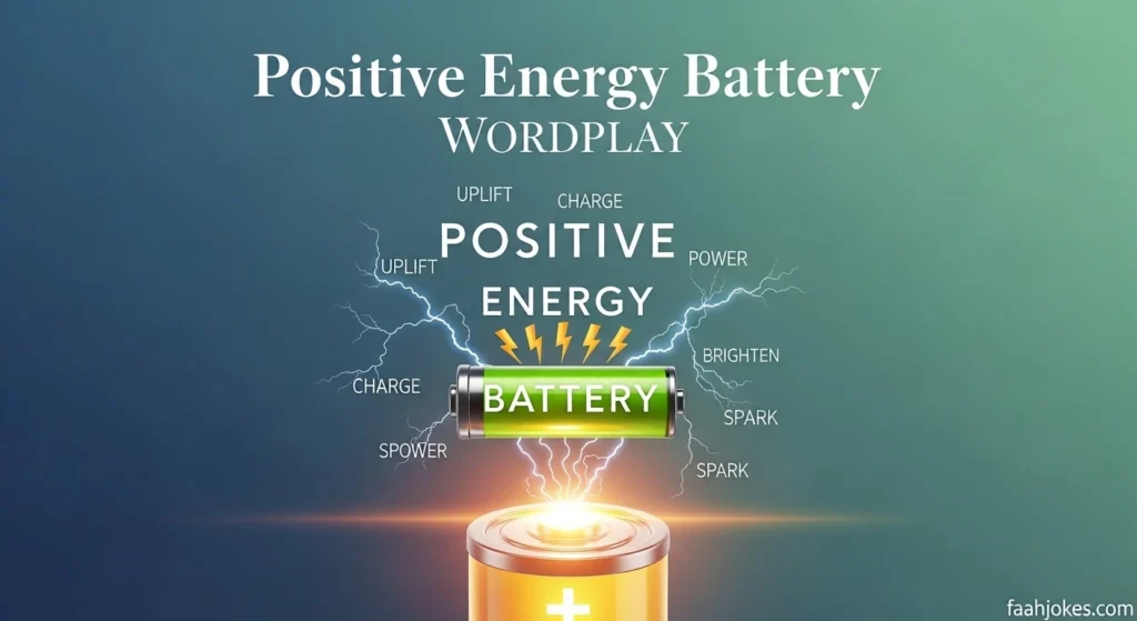 Positive Energy Battery Wordplay