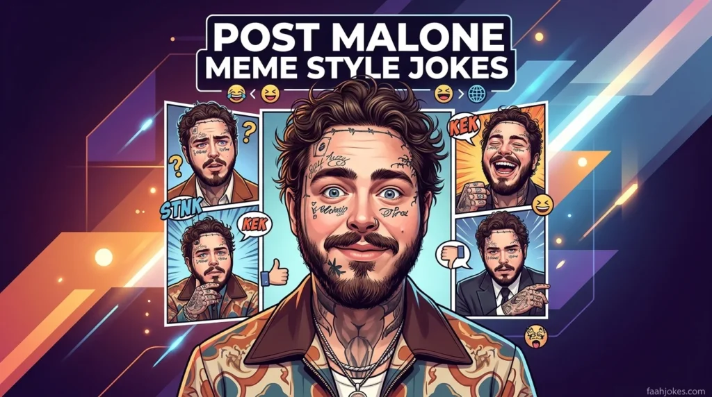 Post Malone Meme Style Jokes