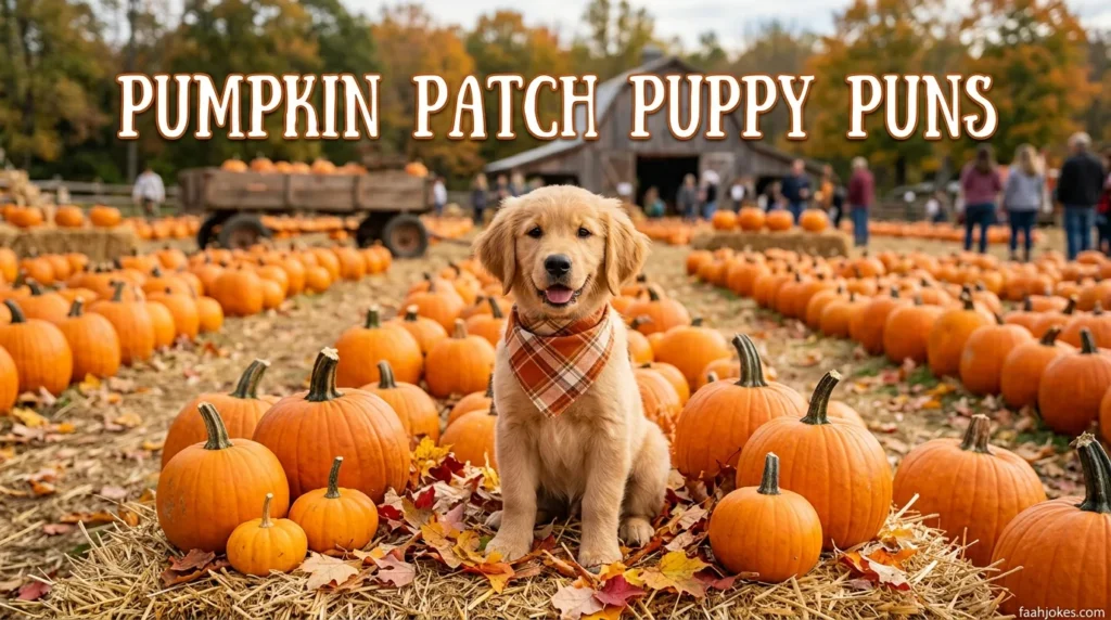 Pumpkin Patch Puppy Puns