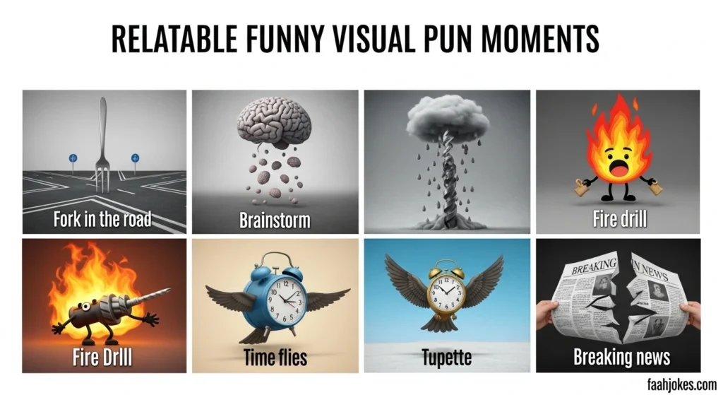 Relatable Funny Visual Pun Moments