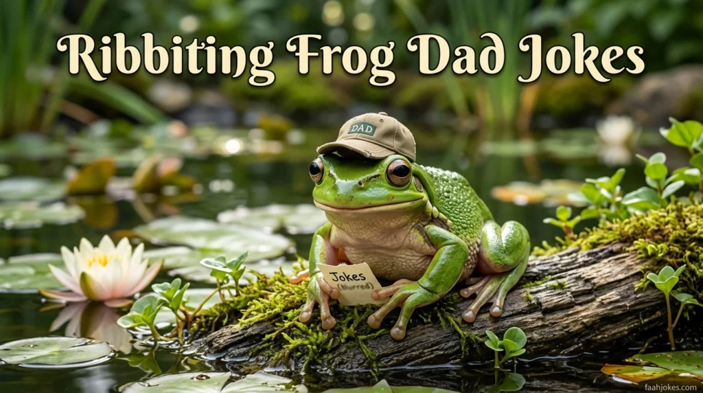 Ribbiting Frog Dad Jokes