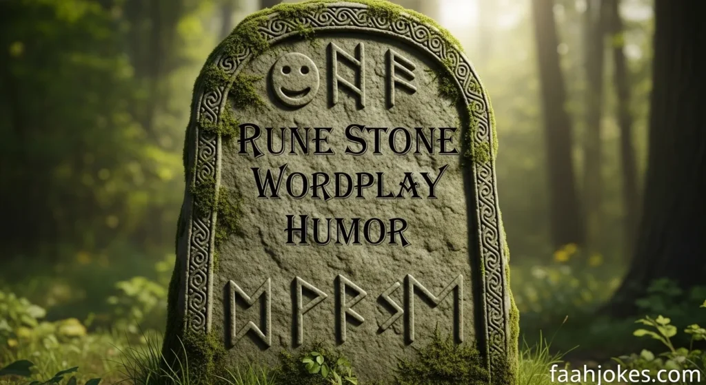 Rune Stone Wordplay Humor