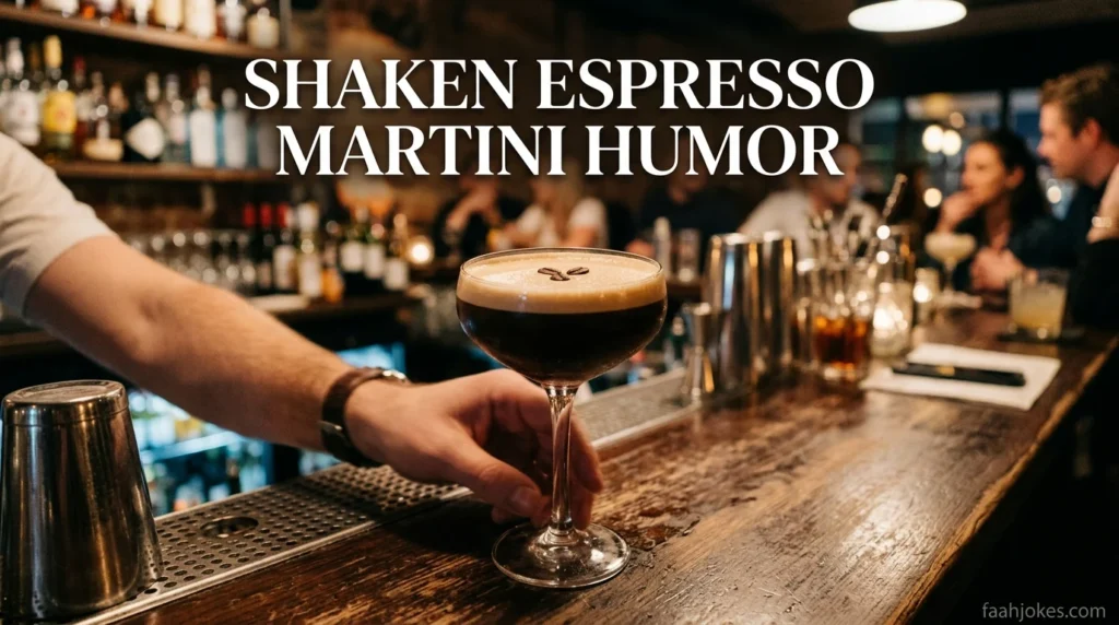 Shaken Espresso Martini Humor