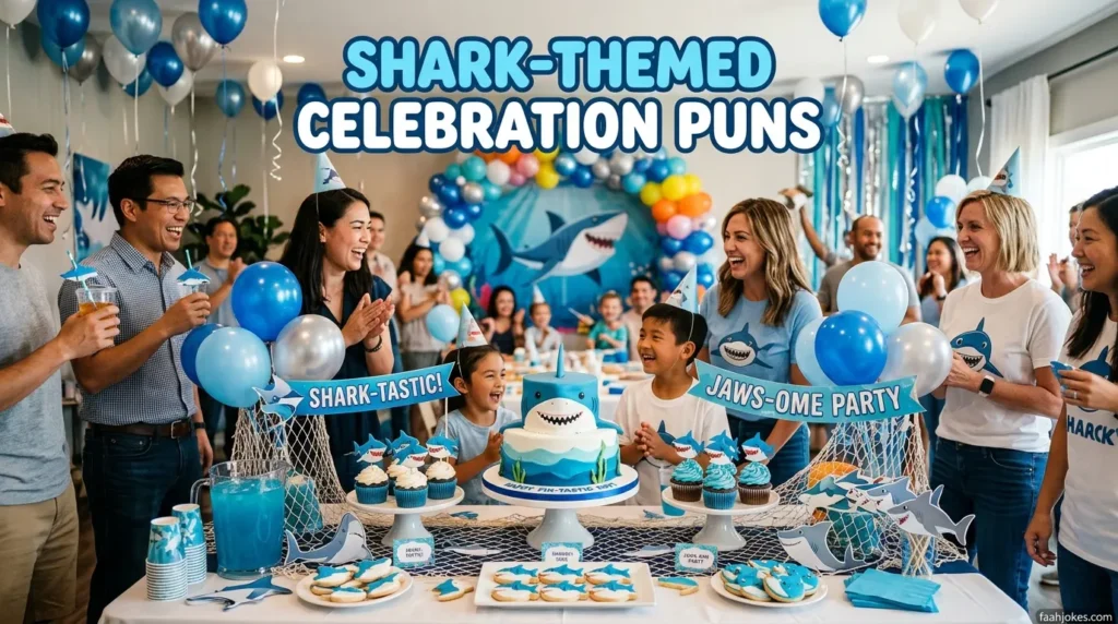Shark-Themed Celebration Puns
