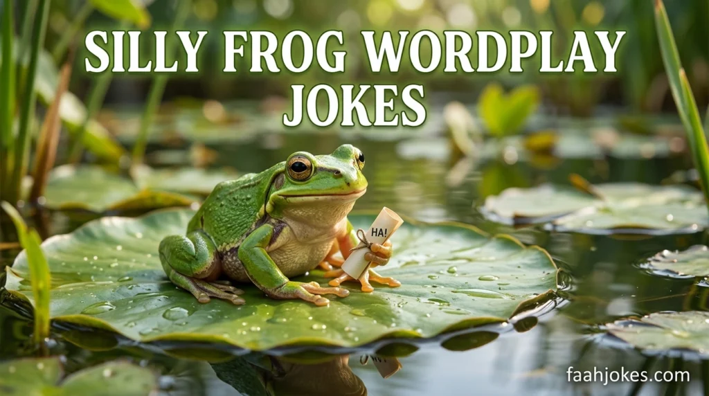 Silly Frog Wordplay Jokes
