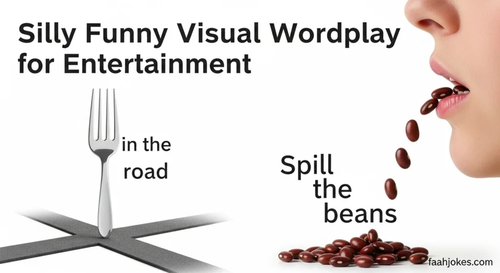 Silly Funny Visual Wordplay for Entertainment