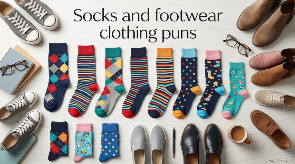 Socks and footwear clothing puns