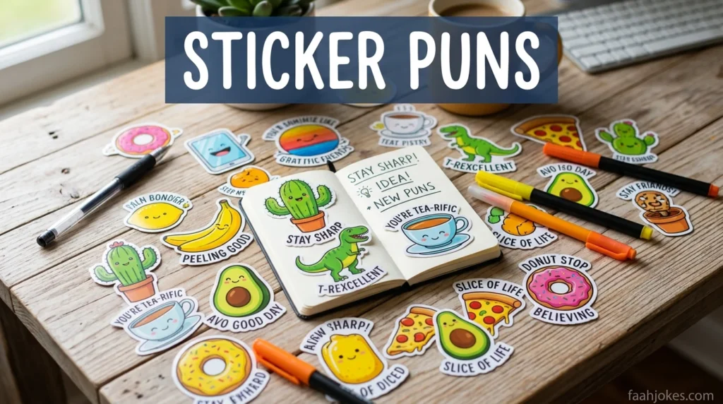 Sticker Puns