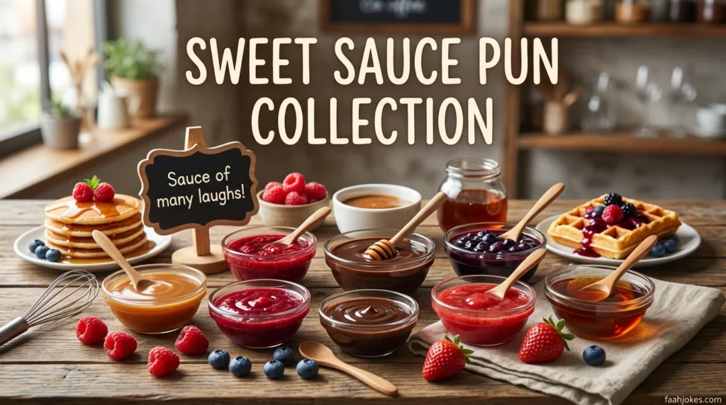Sweet Sauce Pun Collection