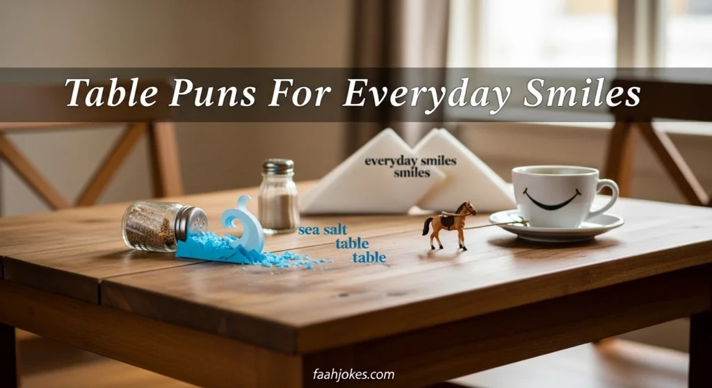 Table Puns For Everyday Smiles