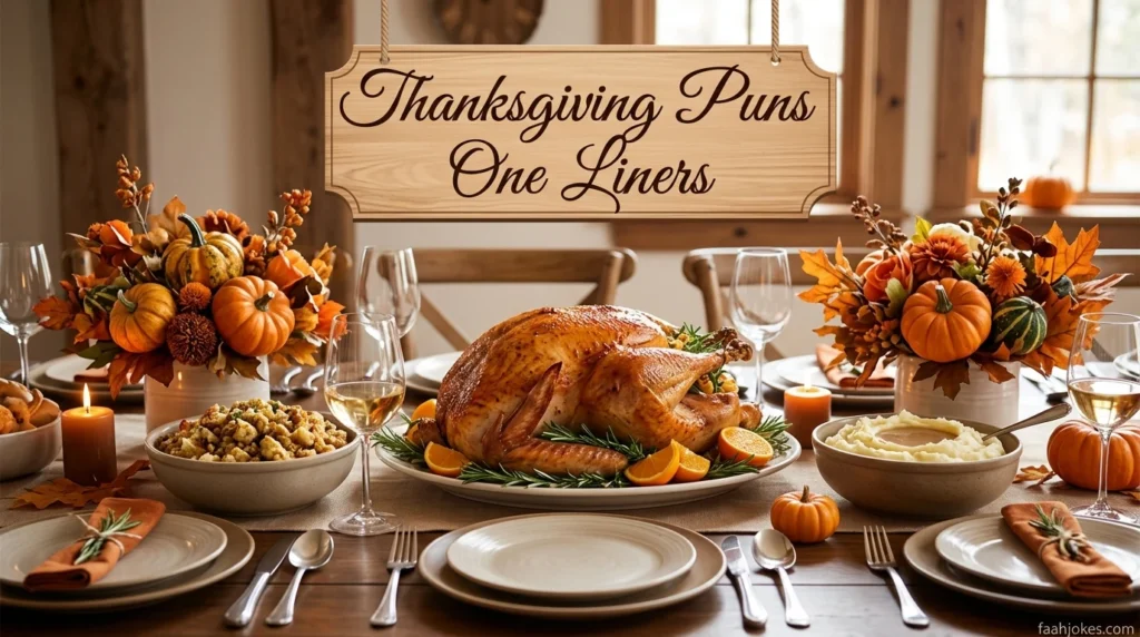 Thanksgiving Puns One Liners