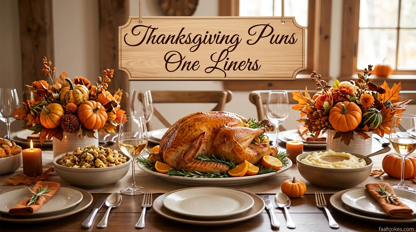 Thanksgiving Puns One Liners