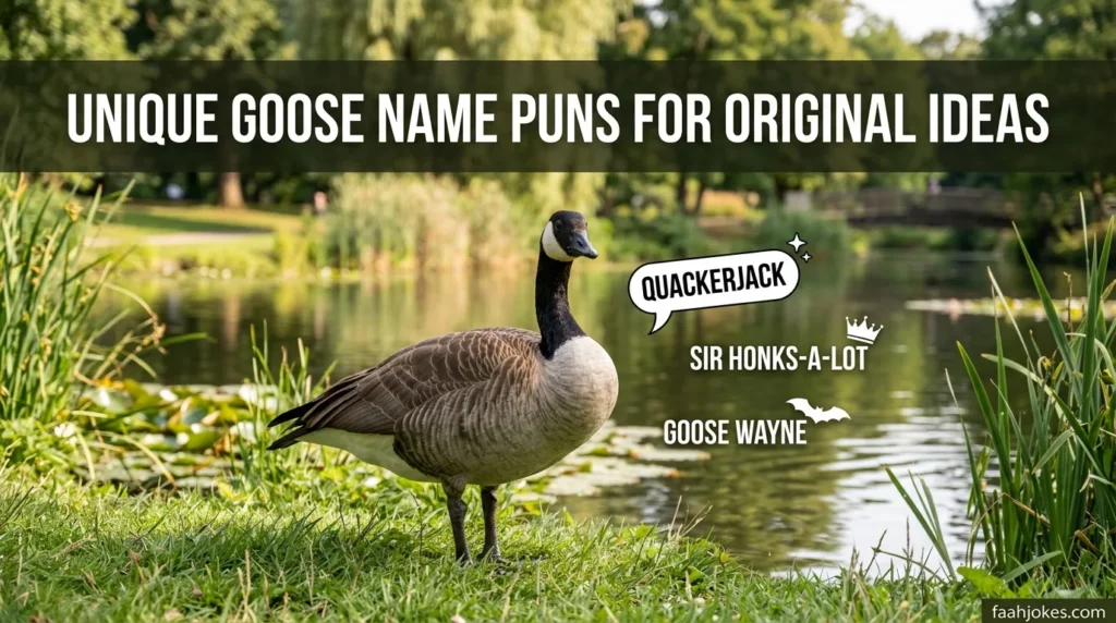Unique Goose Name Puns for Original Ideas