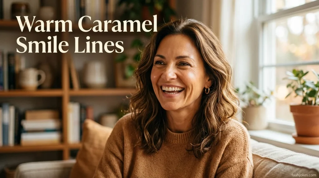 Warm Caramel Smile Lines