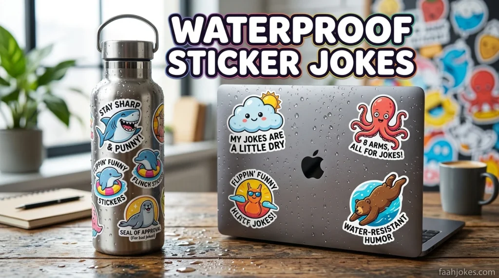 Waterproof Sticker Jokes