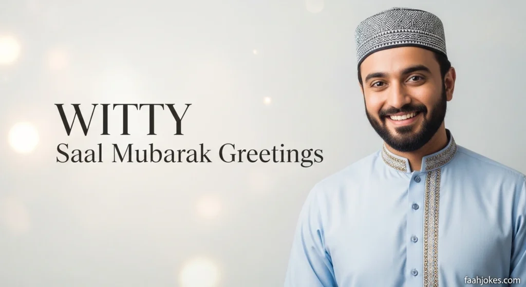 Witty Saal Mubarak Greetings