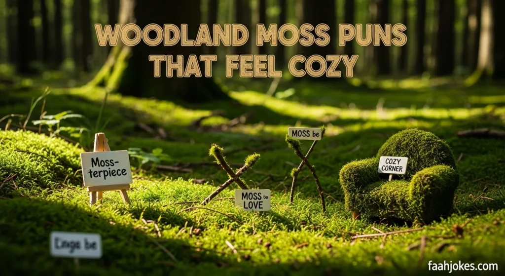 Woodland Moss Puns That Feel Cozy