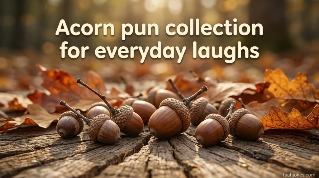 Acorn pun collection for everyday laughs