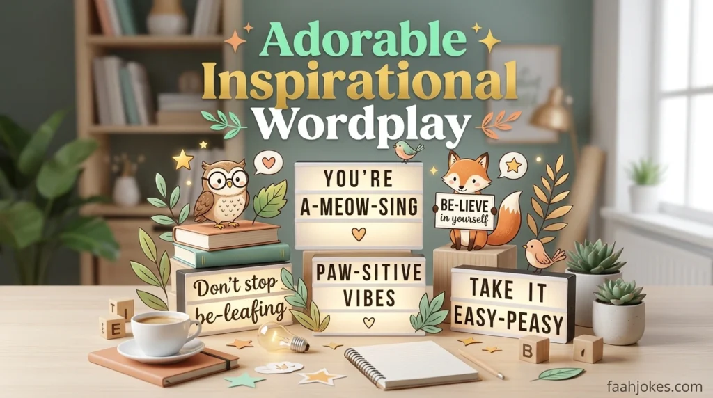 Adorable Inspirational Wordplay