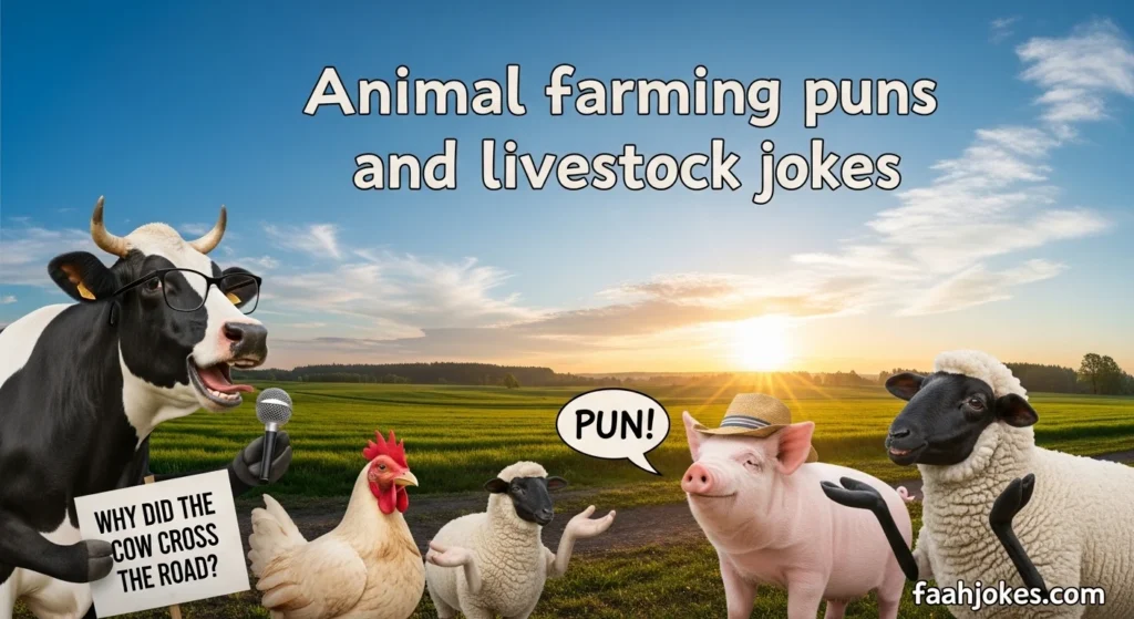 Animal farming puns and livestock jokes