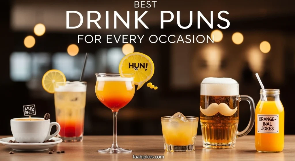 Best Drink Puns for Every Occasion