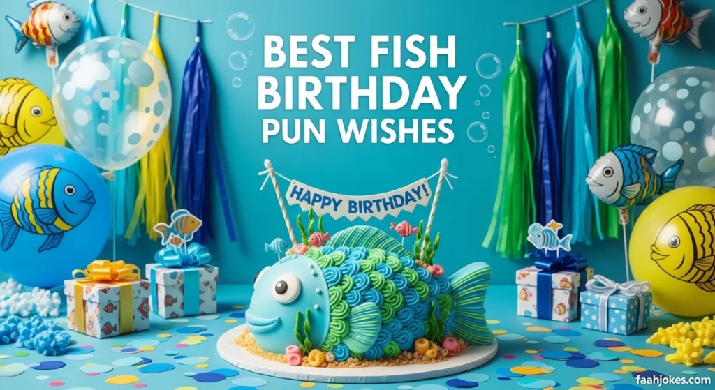 Best Fish Birthday Pun Wishes