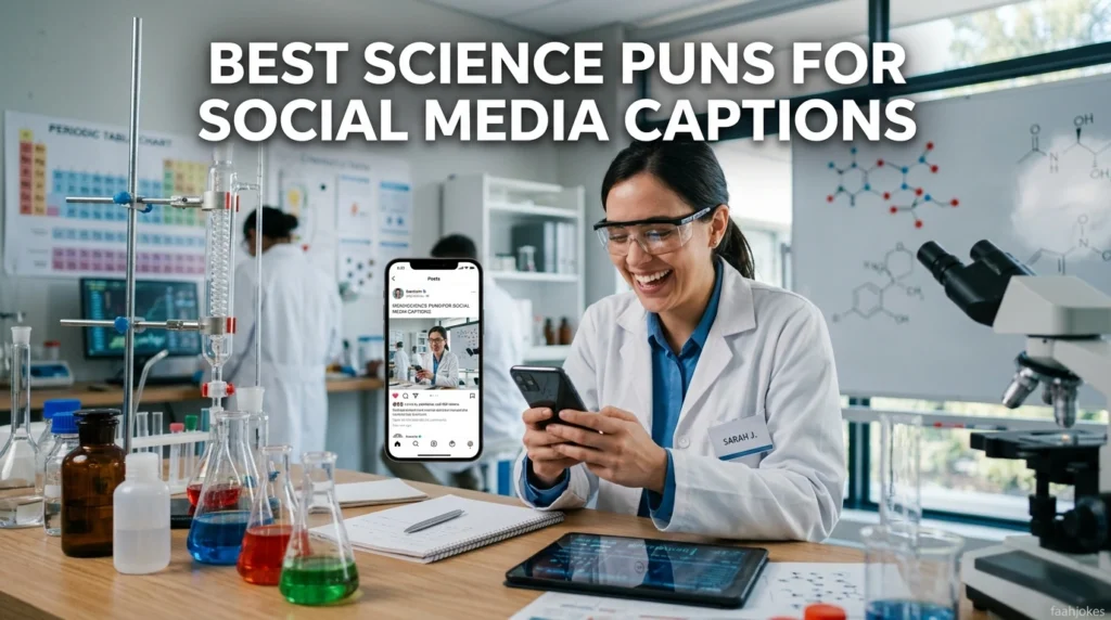 Best Science Puns for Social Media Captions