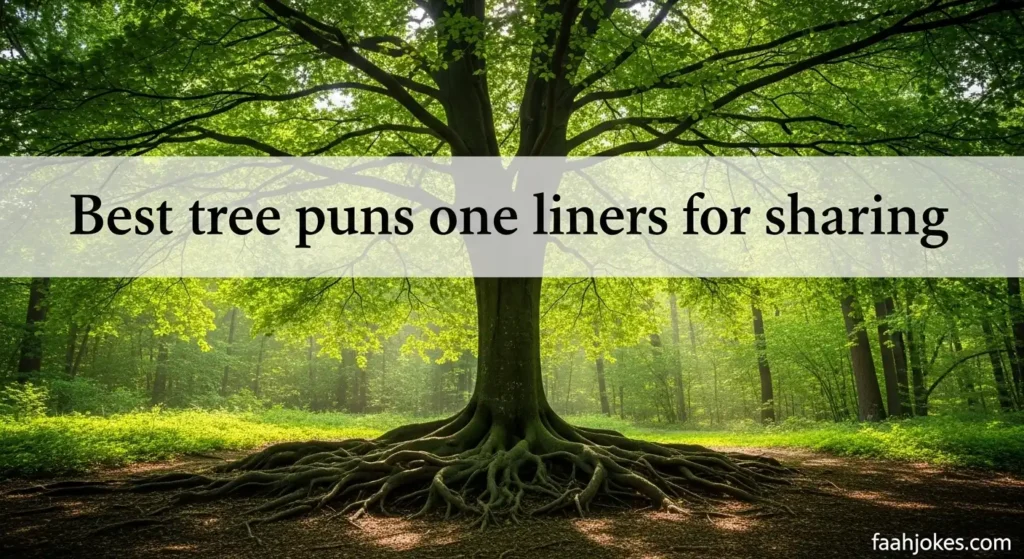 Best tree puns one liners for sharing
