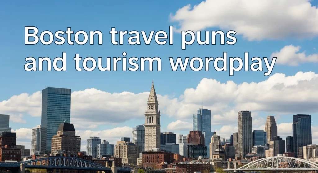 Boston travel puns and tourism wordplay