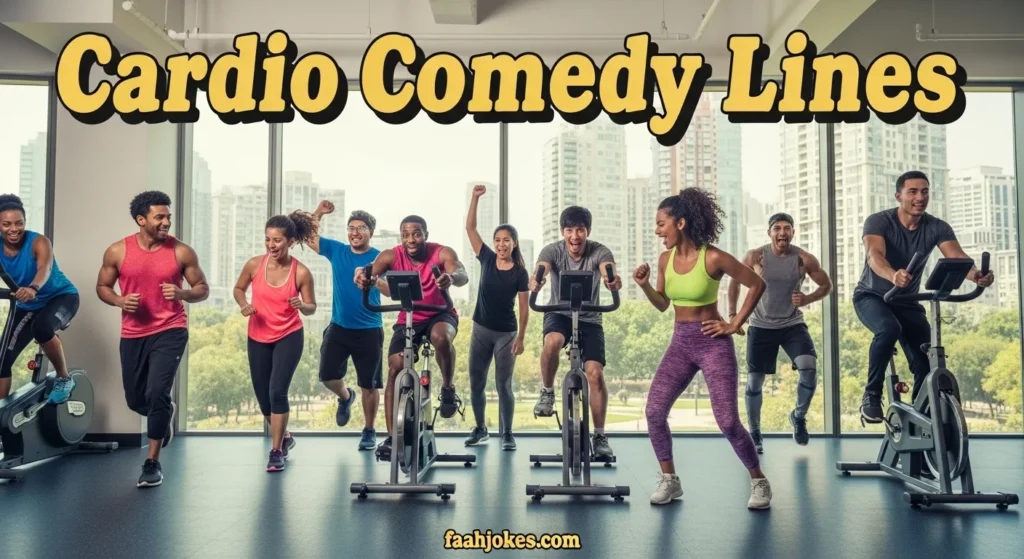 Cardio Comedy Lines