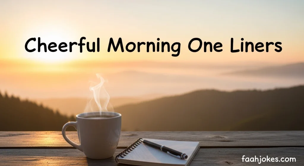Cheerful Morning One Liners