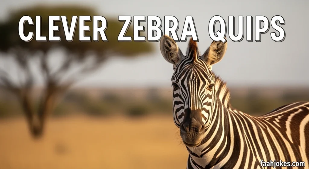 Clever Zebra Quips