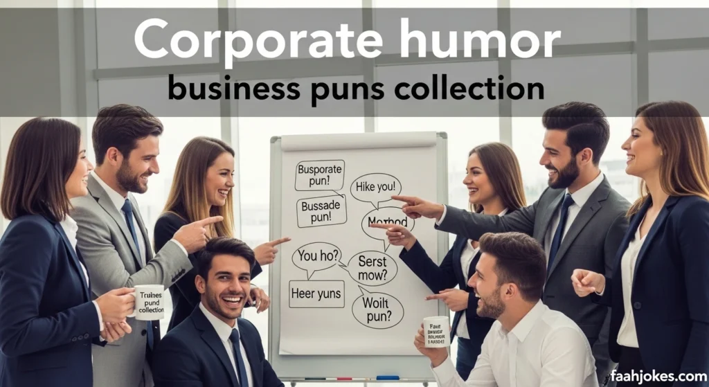 Corporate humor business puns collection