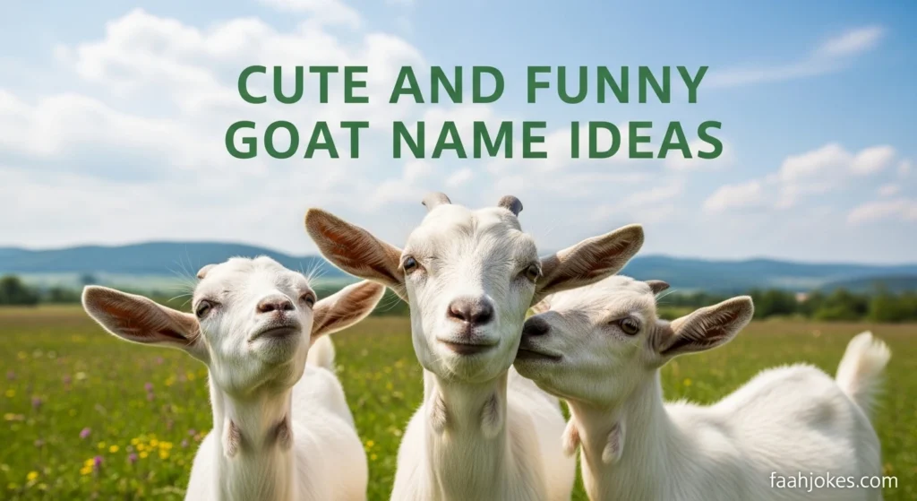 Cute and Funny Goat Name Ideas