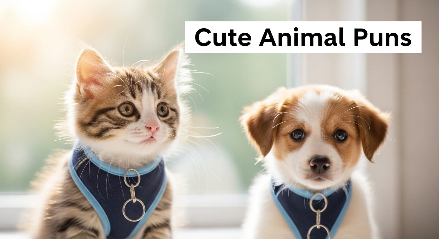 Cute animal puns