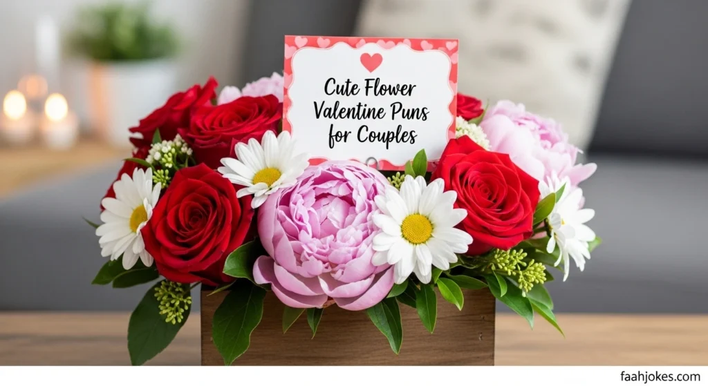 Cute Flower Valentine Puns for Couples