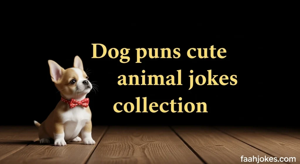 Dog puns cute animal jokes collection