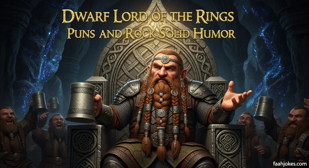 Dwarf Lord of the Rings Puns and Rock Solid Humor