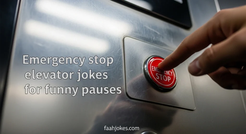 Emergency stop elevator jokes for funny pauses