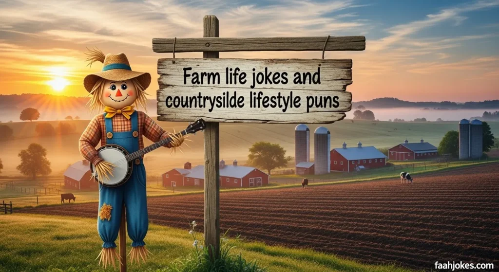 Farm life jokes and countryside lifestyle puns