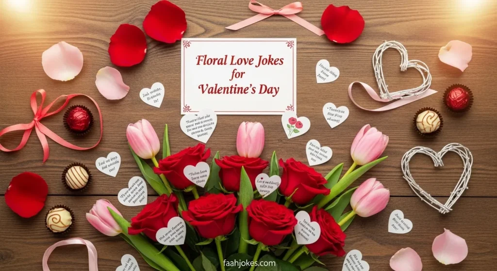 Floral Love Jokes for Valentine's Day