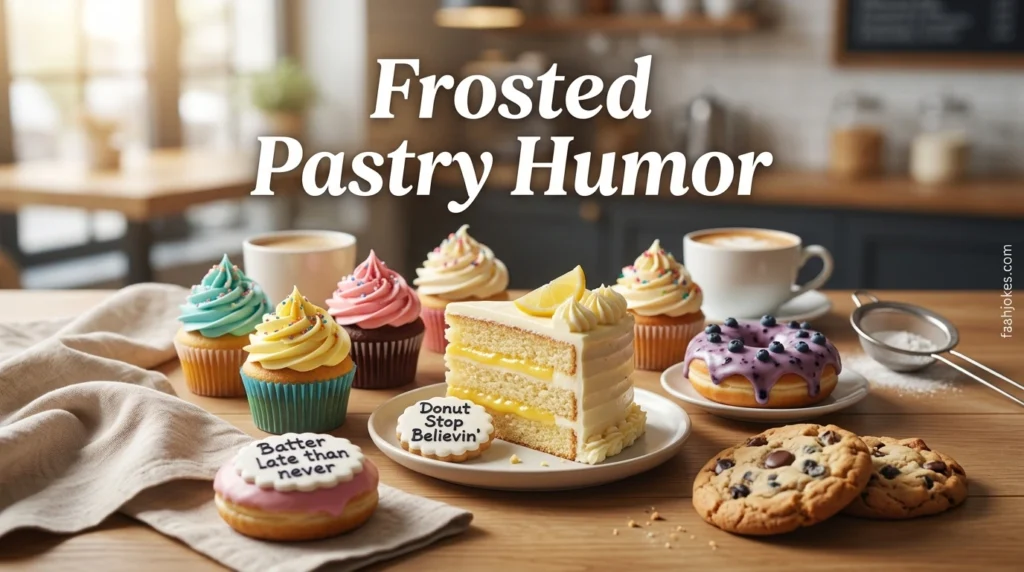 Frosted Pastry Humor