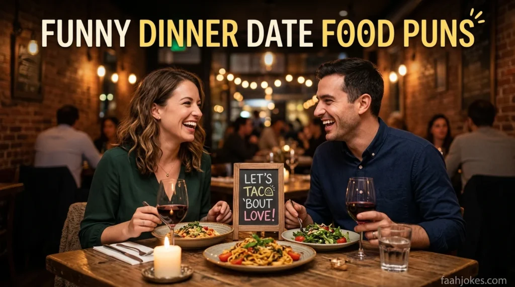 Funny Dinner Date Food Puns