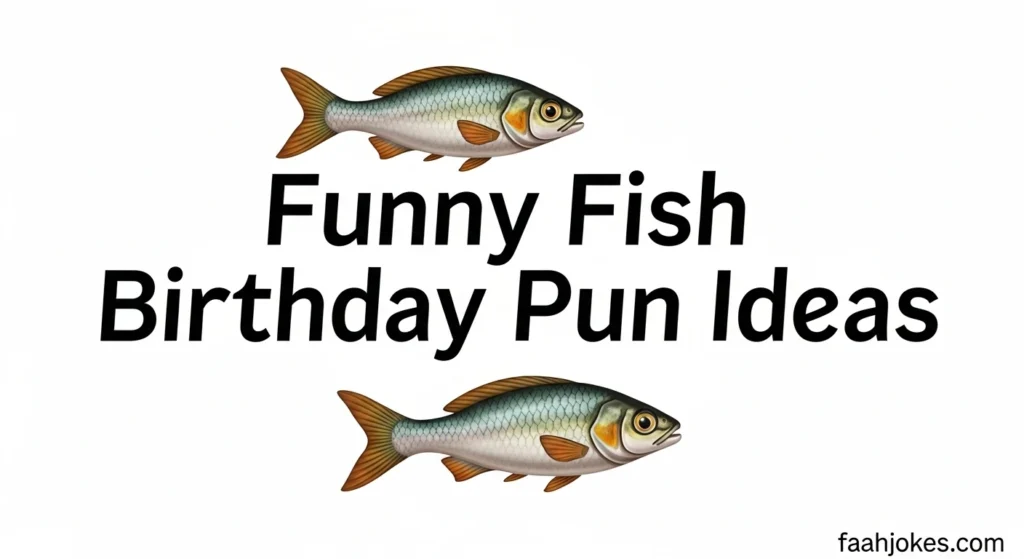 Funny Fish Birthday Pun Ideas