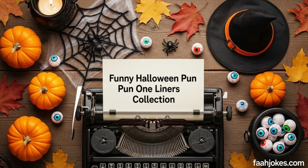 Funny halloween pun one liners collection