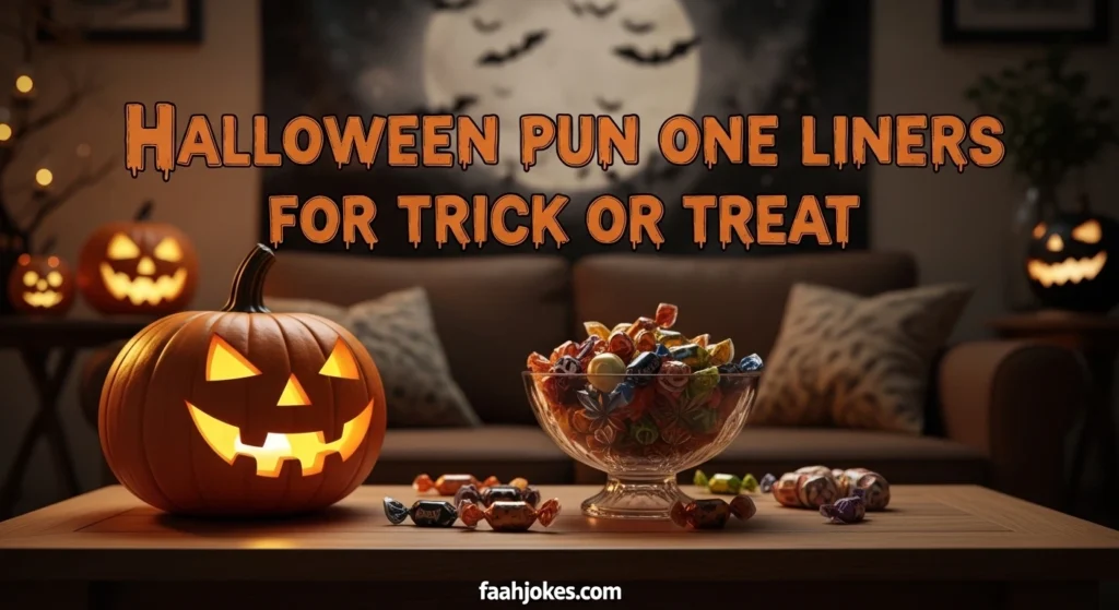 Halloween pun one liners for trick or treat