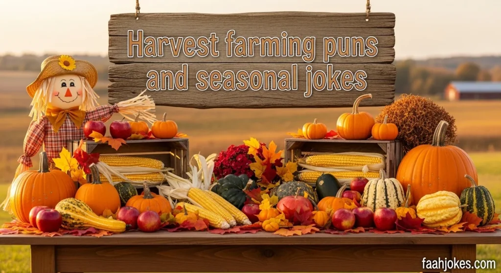 Harvest farming puns and seasonal jokes