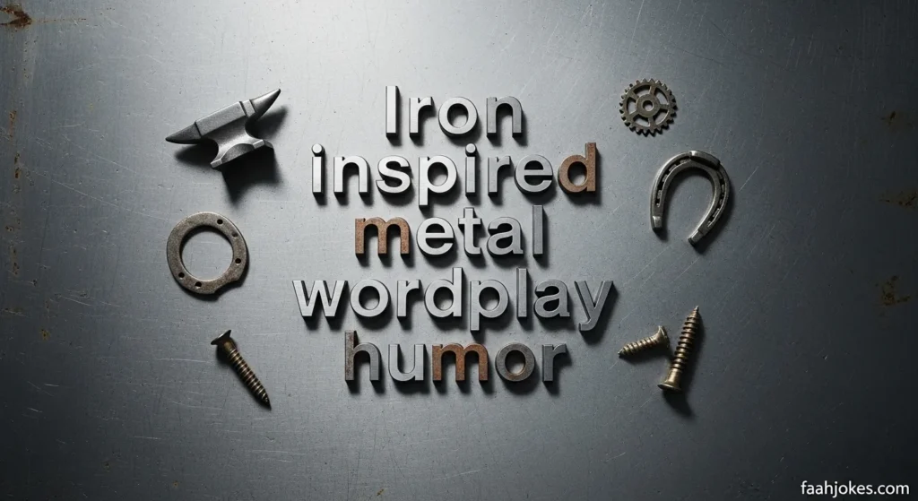 Iron inspired metal wordplay humor
